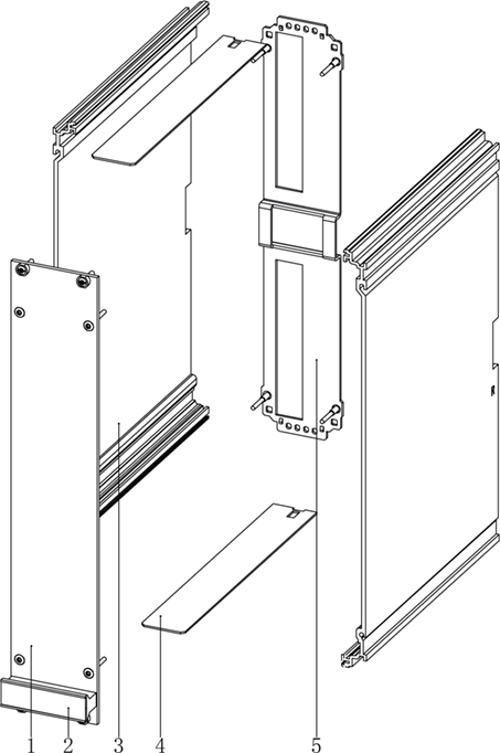 Framing shielded plug-in units