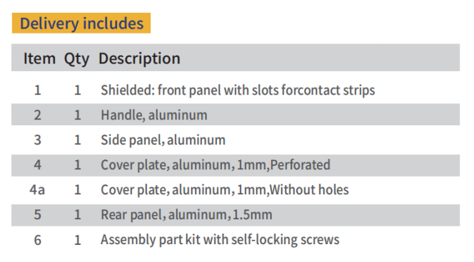 Framing shielded plug-in units