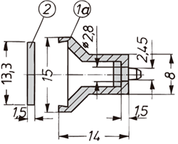 V-shaped plastic handle B