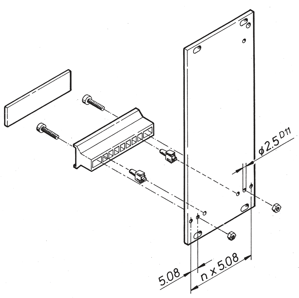 V-shaped plastic handle B