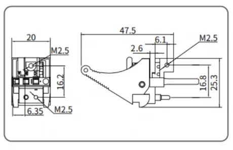 Type T01 Offset Handle